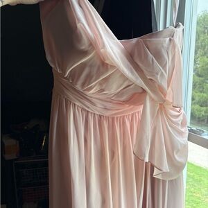Elegant blush  Pink Evening Gown